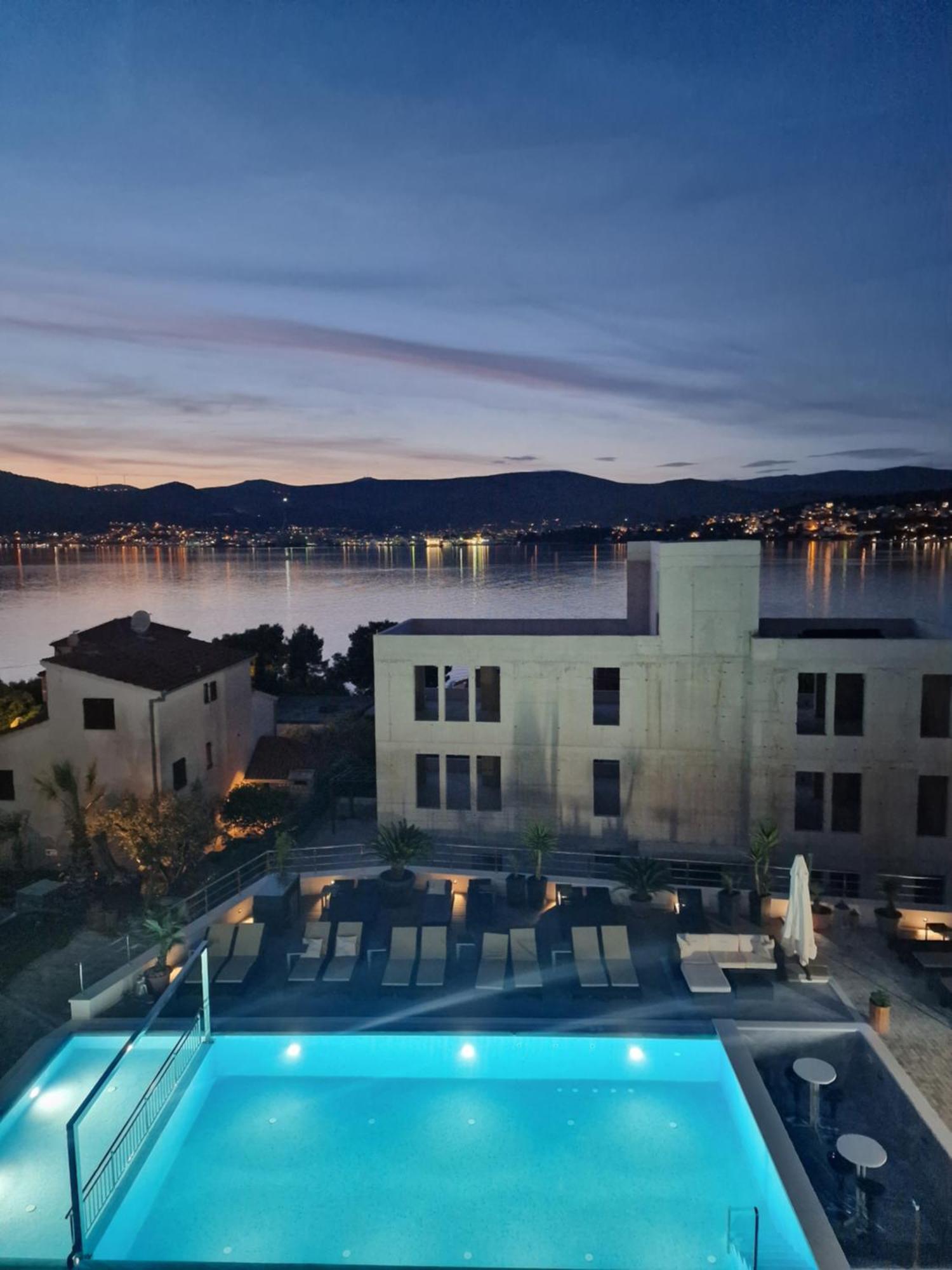 Apartments Silva With A View Of Sea Trogir Bagian luar foto