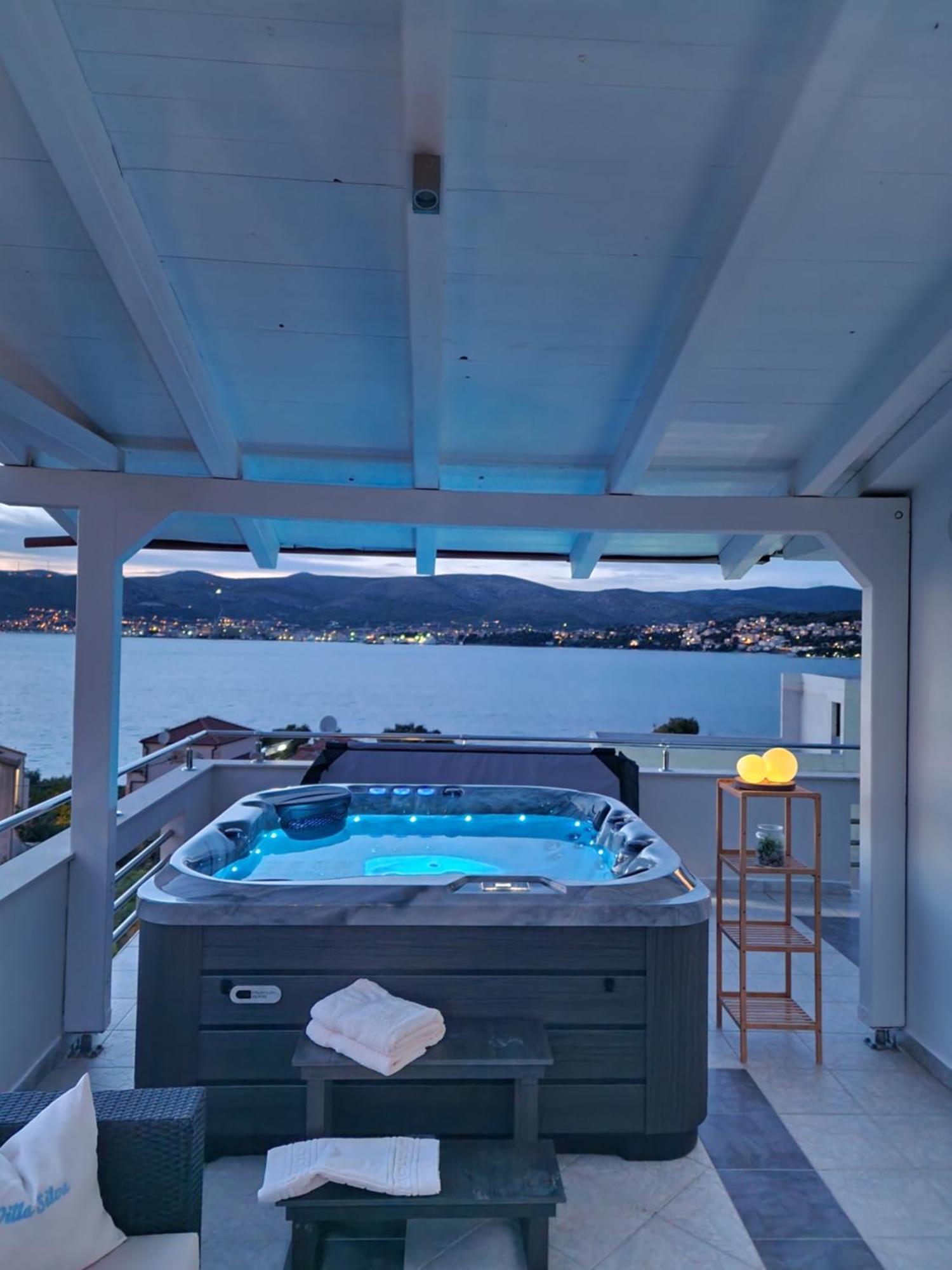 Apartments Silva With A View Of Sea Trogir Bagian luar foto