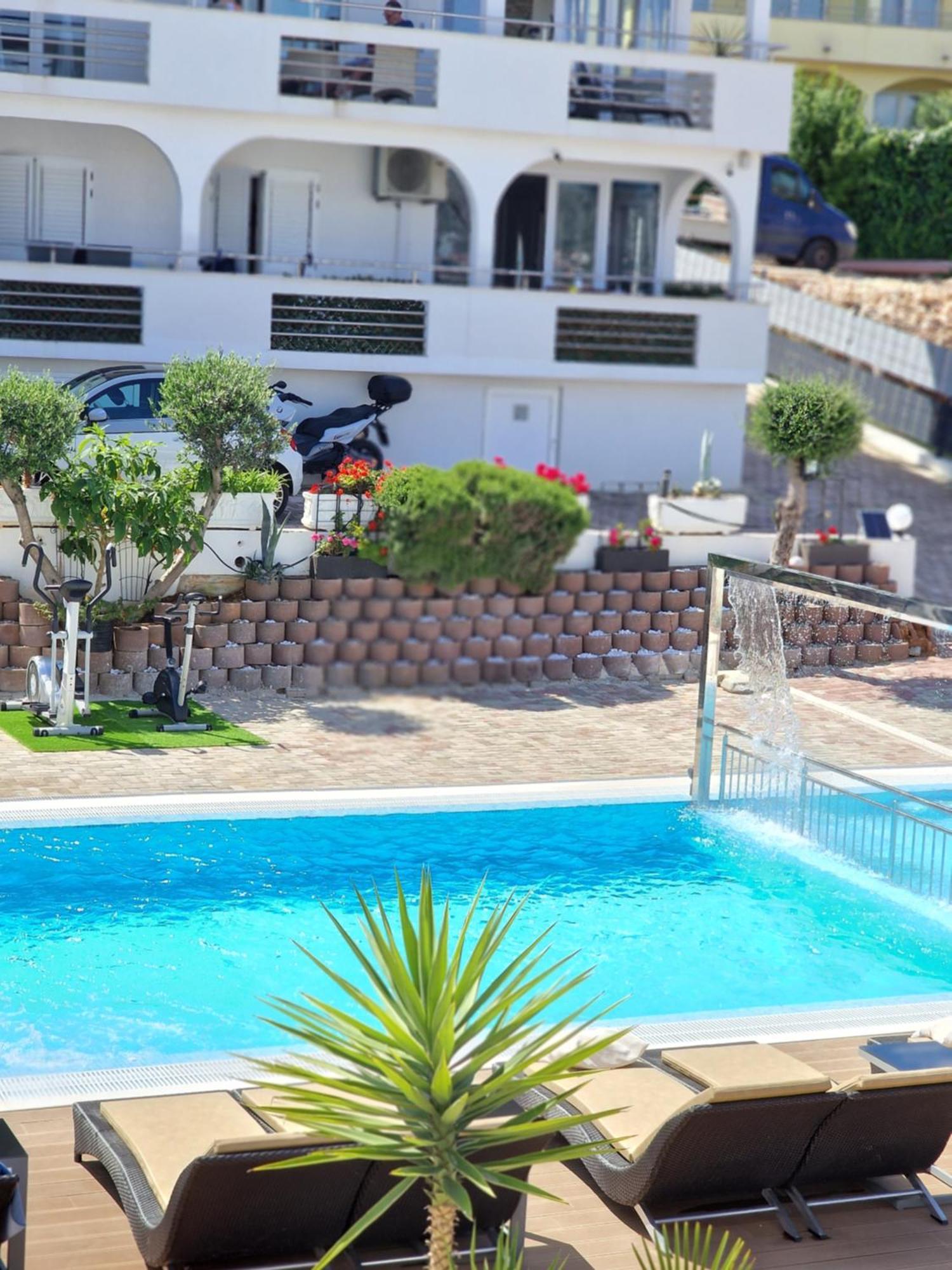 Apartments Silva With A View Of Sea Trogir Bagian luar foto